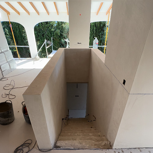 Verbouwing – nieuwe trap interieur